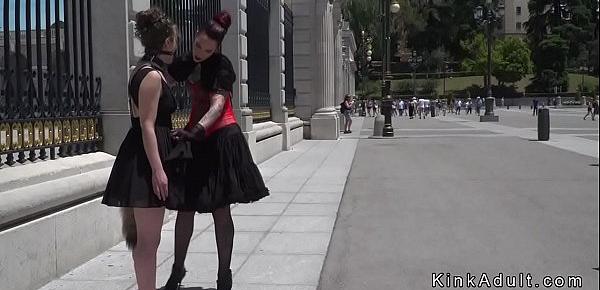  Spanish slave and mistress in public
